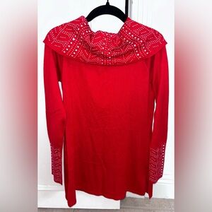 Questions? Red Sweater